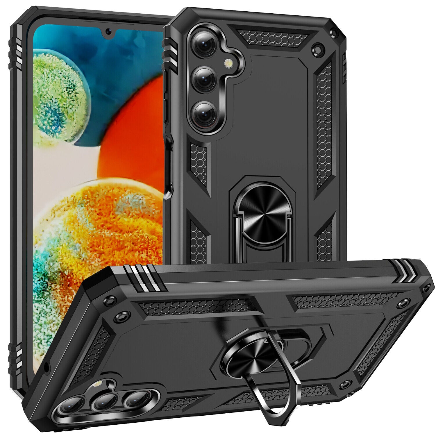 Coque Anneau Hybride pour Samsung Galaxy A24 4G / A25 5G Coque Anneau Hybride pour Samsung Galaxy A24 4G / A25 5G
